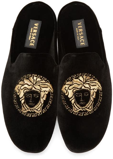 cheap versace loafers|More.